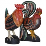 Cock & Hen. (Pair)